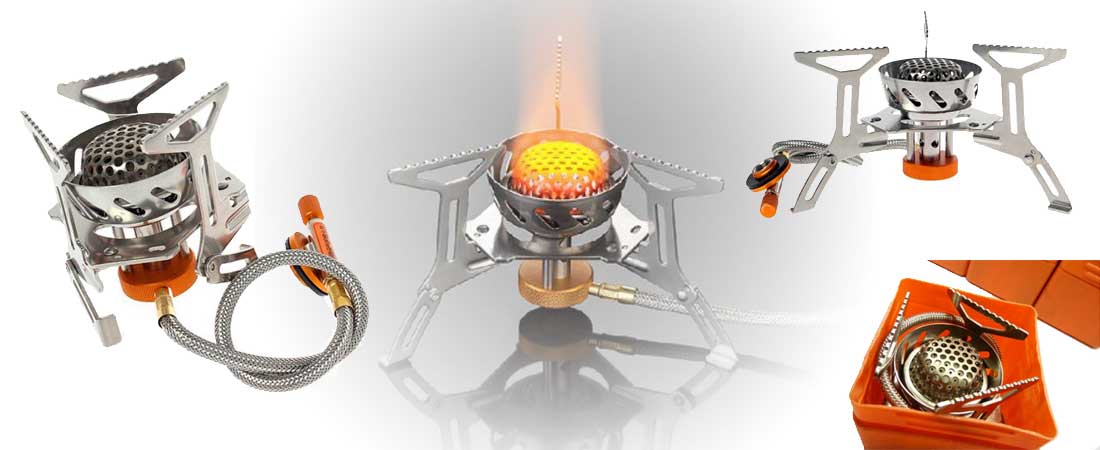 Горелка SPARK FMS-121 от Fire-Maple с ЗАЩИТОЙ ОТ ВЕТРА